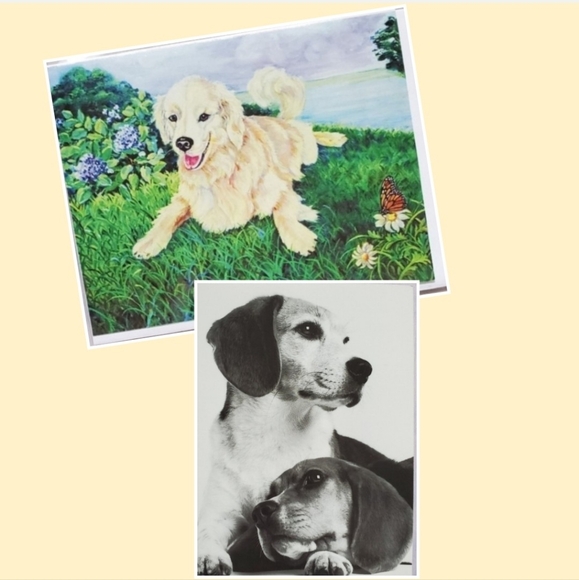Other - 2 Puppy Greeting Cards